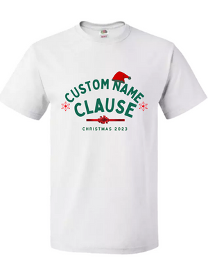Clause Christmas Matching Tees