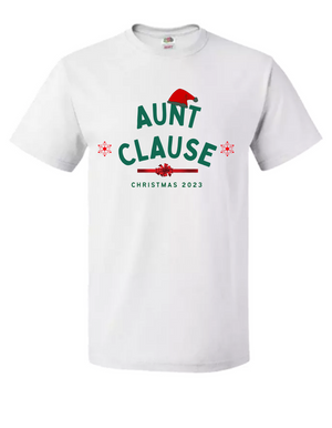 Clause Christmas Matching Tees